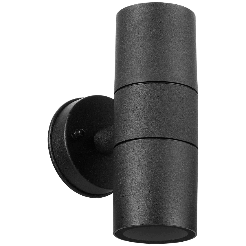 Ellies Ash Series AC dual beam wall light - Nylon Carbon Fiber - GU10 Base- BK