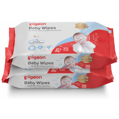 Pigeon - 100% Water Baby Wipes (30's)