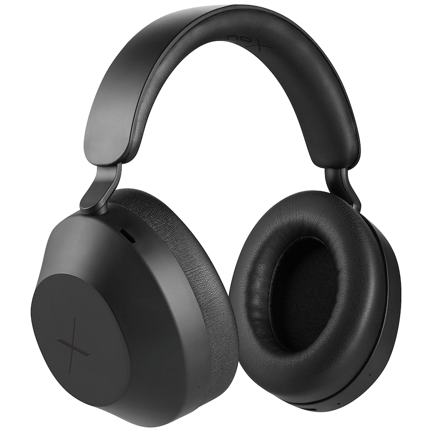 VolkanoX H400 Hybrid Active Noise Cancellation Headphones - Black