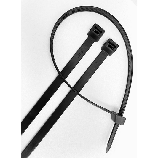 Ellies Cable Tie 7.9mm X 400mm - 20 PACK SIZE - BK