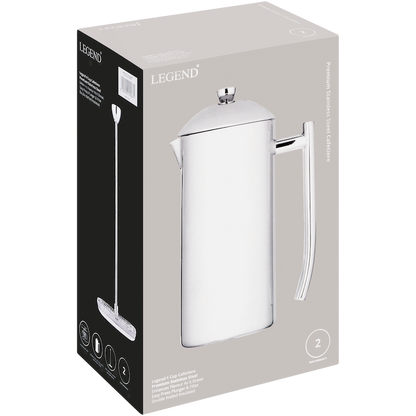 Legend Stainless steel 4 cup cafetiere ( Order in Qty of 1)