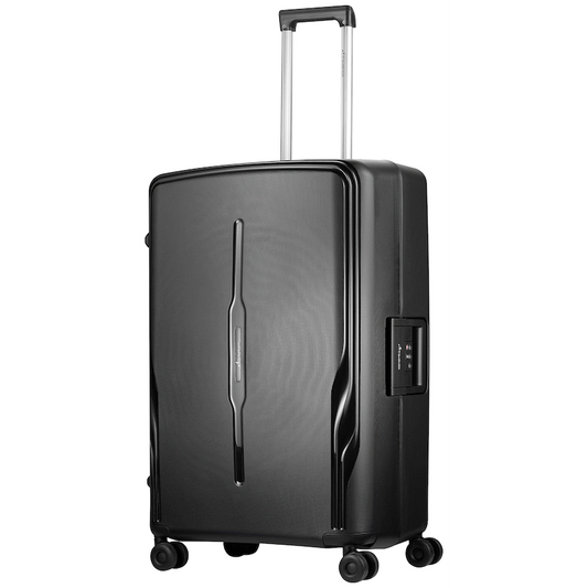 Travelwize Clipper PP 75cm 4-Wheel Spinner Luggage Black