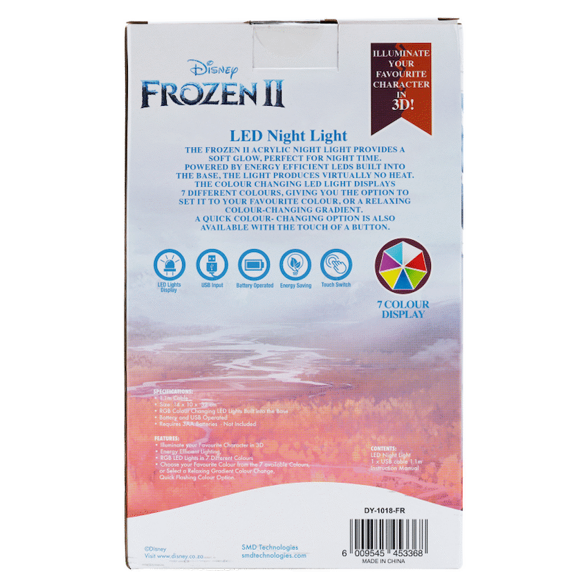 Disney LED Night Light - Frozen II
