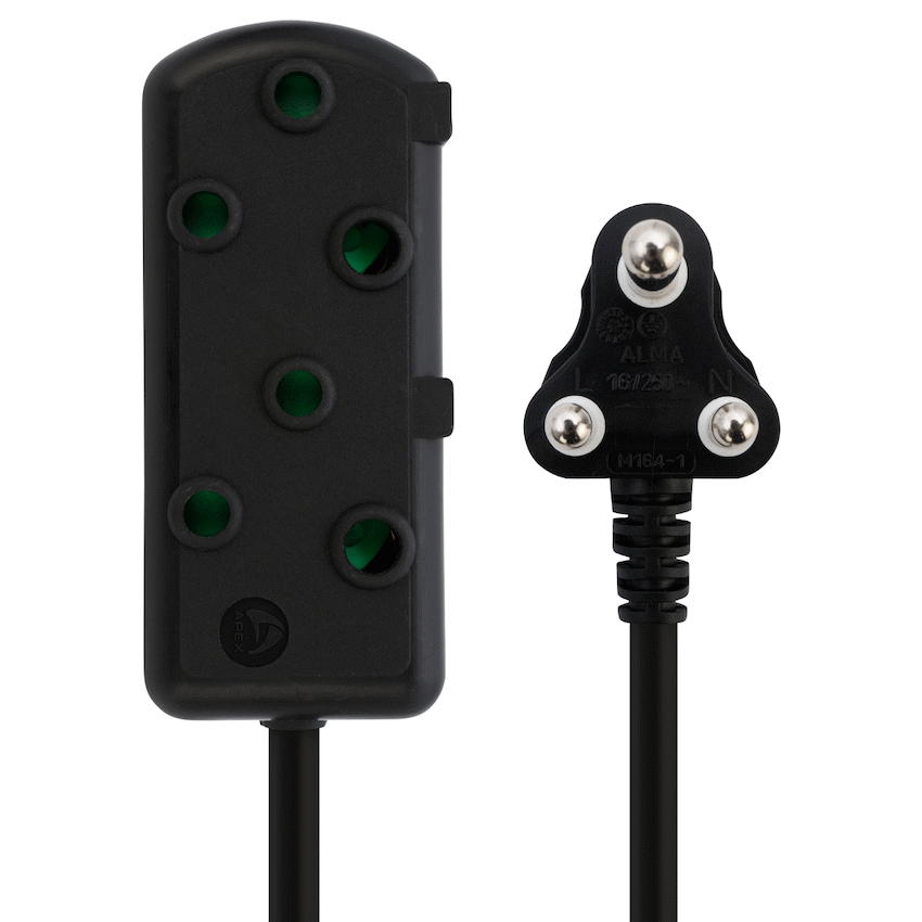 Nexon Heavy DUTY Side By Side(SBS) EXTENSION LEADS 5M
