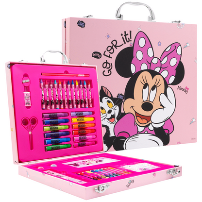 42-Piece Colouring Stationery Briefcase - Minnie Mouse