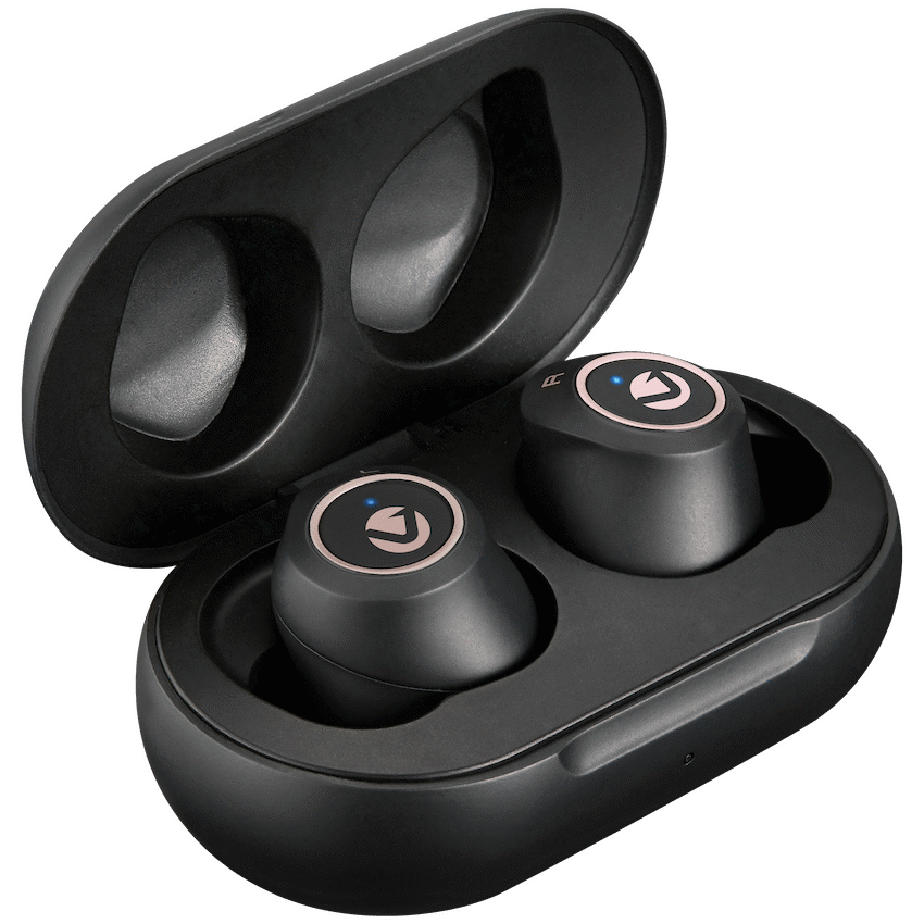 Volkano Taurus Series True Wireless Earphones with Charging Case - Black