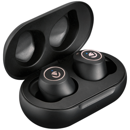 Volkano Taurus Series True Wireless Earphones with Charging Case - Black