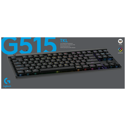 Logitech(R) G515 TKL Wired Gaming Keyboard - Black