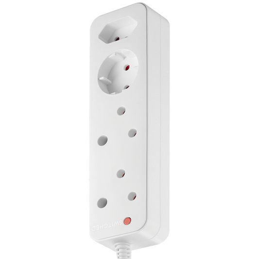 Switched High Surge 4-Way Multiplug 5m 1140J