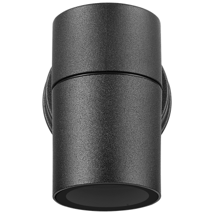 Ellies Ash Series AC UniBeam wall light - Nylon Carbon Fiber - GU10 Base - BK