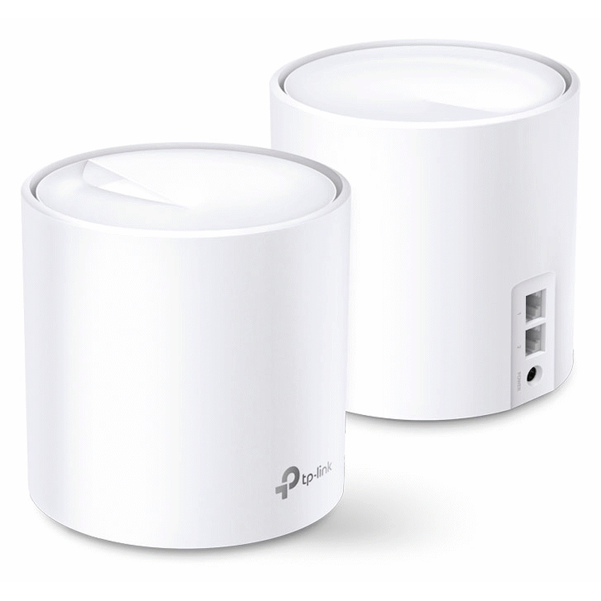 TP-Link Deco X20 (2-Pack) AX1800 Whole-Home Mesh Wi-Fi 6 System (Tri-Band)