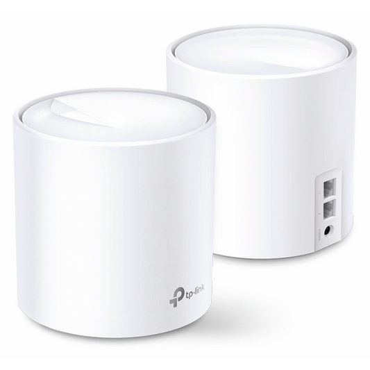TP-Link Deco X20 (2-Pack) AX1800 Whole-Home Mesh Wi-Fi 6 System (Tri-Band)