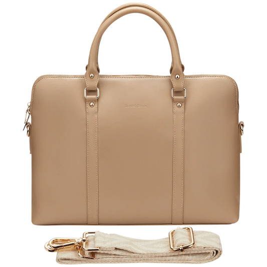 Supanova Azura Ladies 15.6" Laptop Tote Bag Taupe