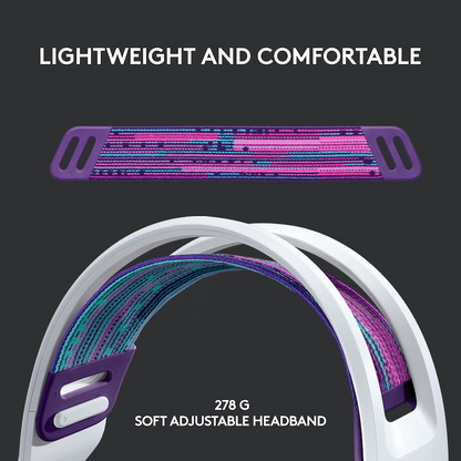 Logitech(R) G733 Lightspeed Wireless RGB Gaming Headset - White