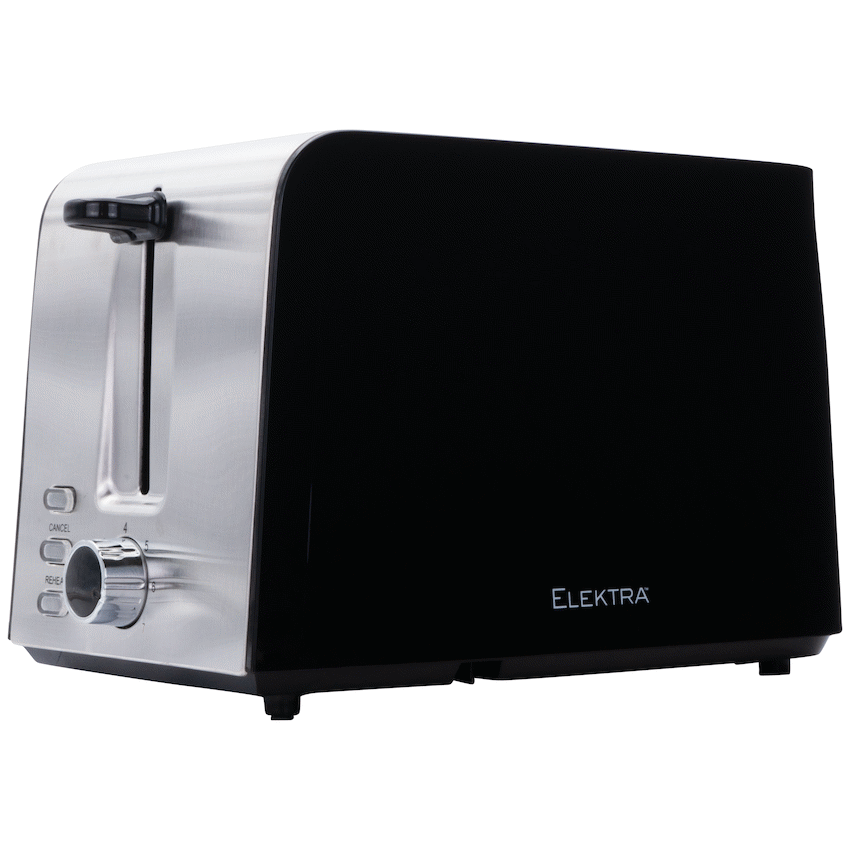 Elektra - 2 Slice Toaster - Black