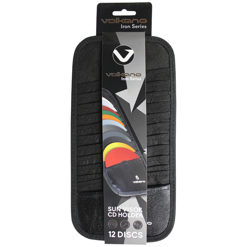 Volkano Iron Series Sun Visor CD Holder (12 Discs)