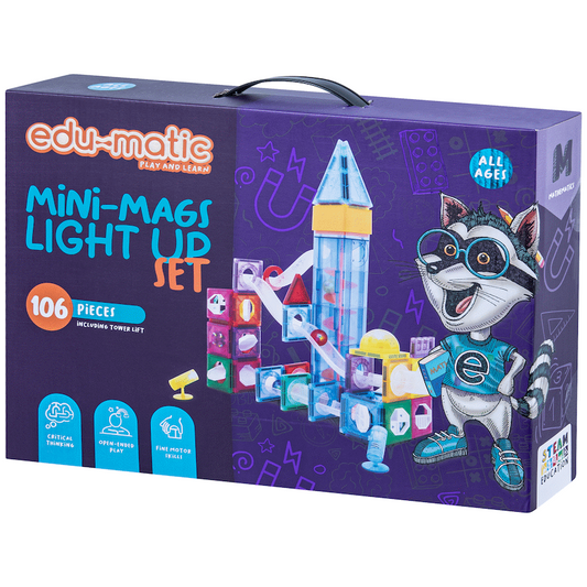 Edu-matic Mini-Mags Light Up Set 106 pieces