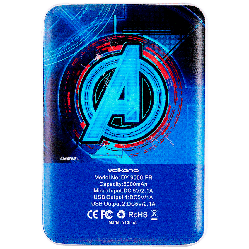 Marvel 5000mah Power Bank - Iron Man