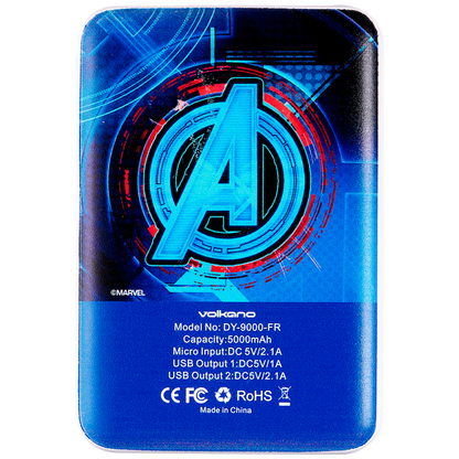 Marvel 5000mah Power Bank - Iron Man