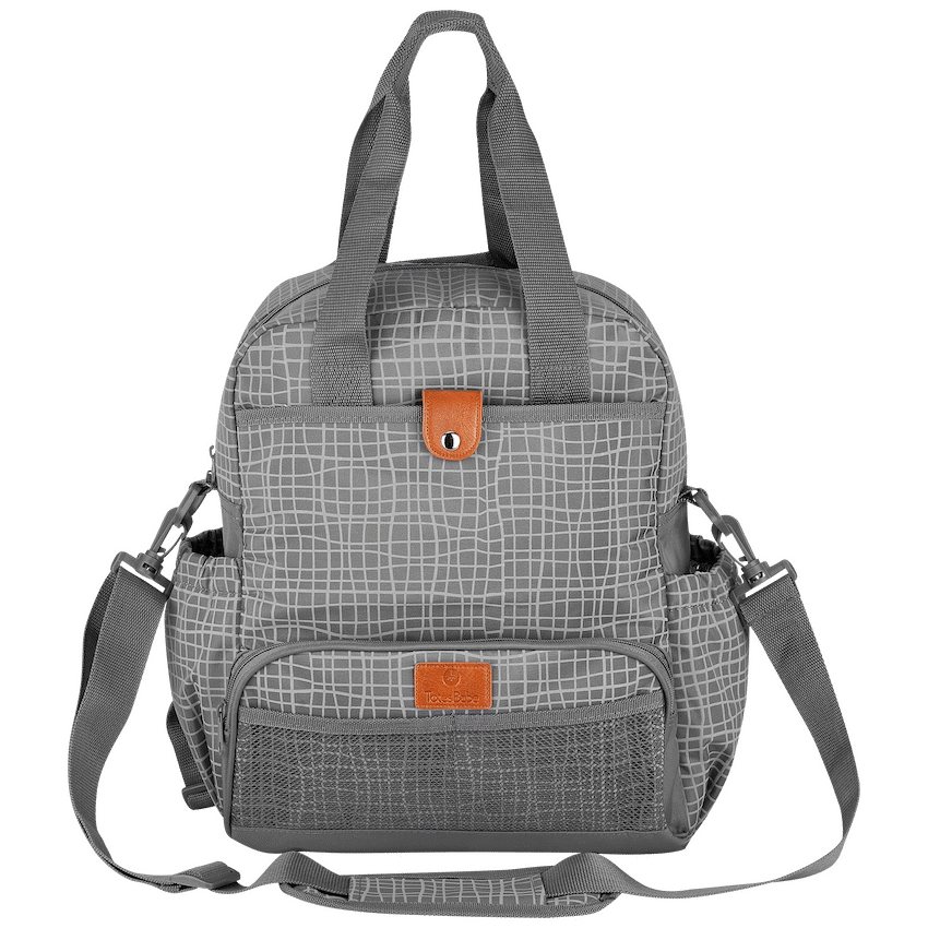 Totes Babe Wavy Series Diaper Backpack Grey