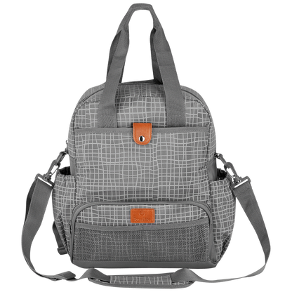 Totes Babe Wavy Series Diaper Backpack Grey
