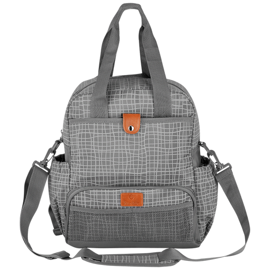 Totes Babe Wavy Series Diaper Backpack Grey