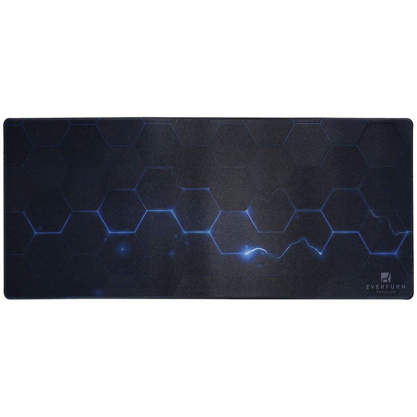 Everfurn Premium Geometric Large Desk Mat - Non-Slip - Polyester