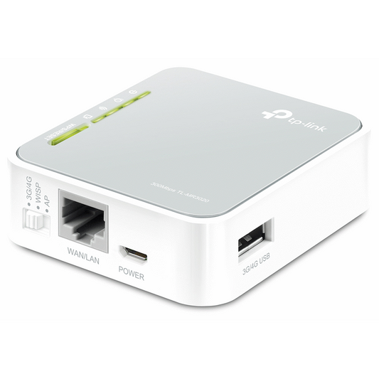 TP-Link TL-MR3020 N300 Wireless Dual-Band 4G LTE Router