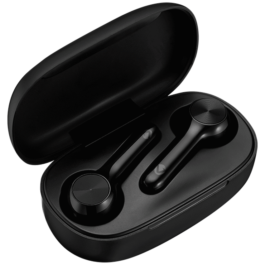 Volkano Libra Series TWS Earphones + Charging Case - Black