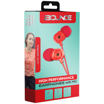 Bounce Jive with Mic - Red