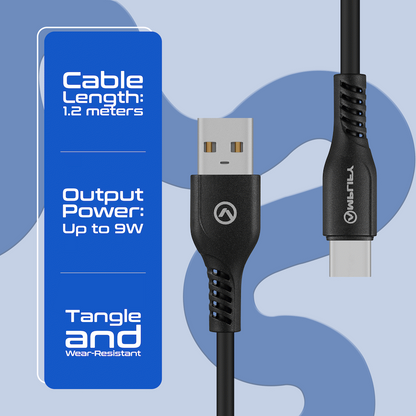 Amplify CoreCharge Series 1.2m USB-C Cable - Black
