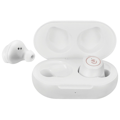 Volkano Taurus Series True Wireless Earphones with Charging Case - White