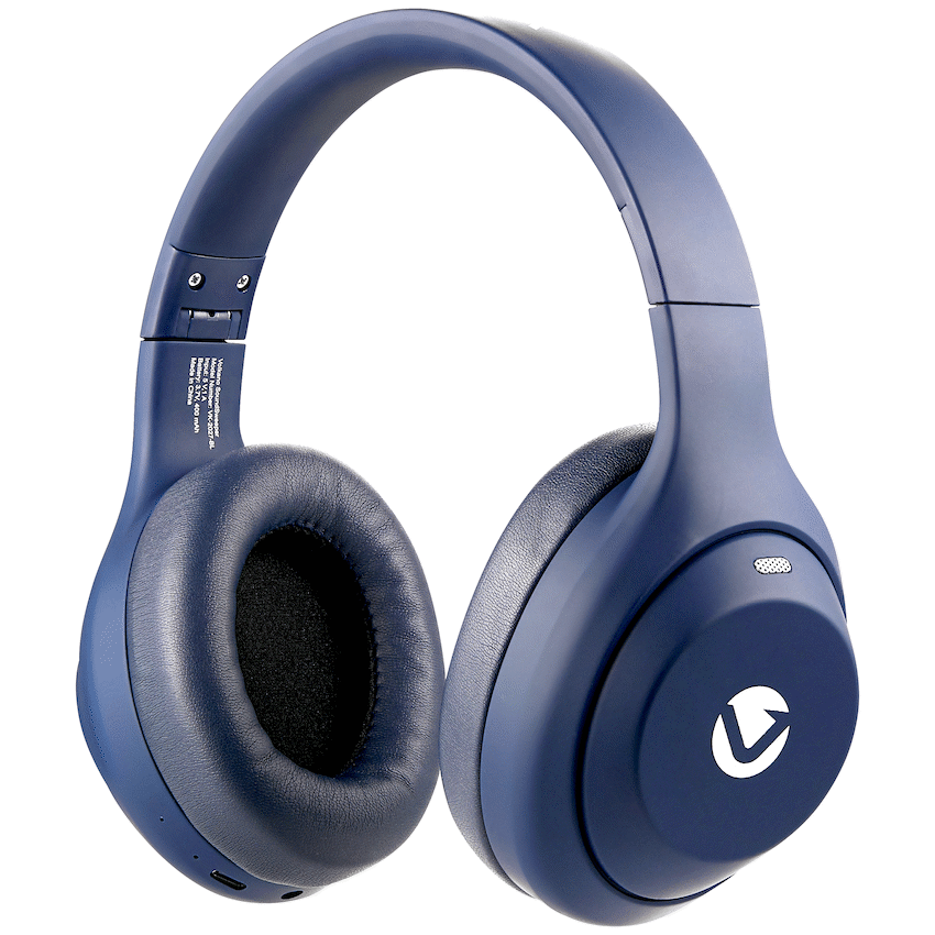 Volkano SoundSweeper Series Active Noise Cancelling bluetooth Headphones - Blue