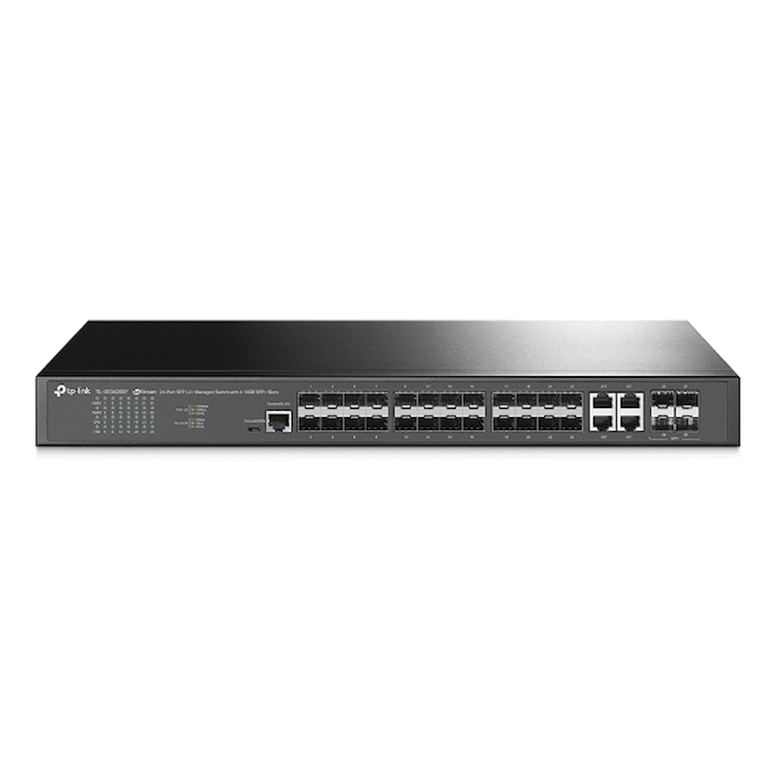 TP-Link SG3428XF JetStream 24-Port SFP L2+ Managed Switch with 4 10GE SFP+ Slots