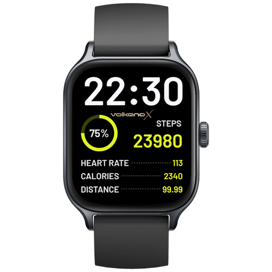 VolkanoX Kronis Series GPS Smartwatch - Black