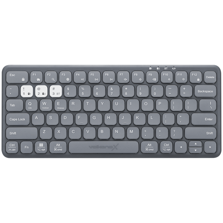 VolkanoX Blaze Bluetooth Wireless Keyboard and Mouse Combo - Graphite