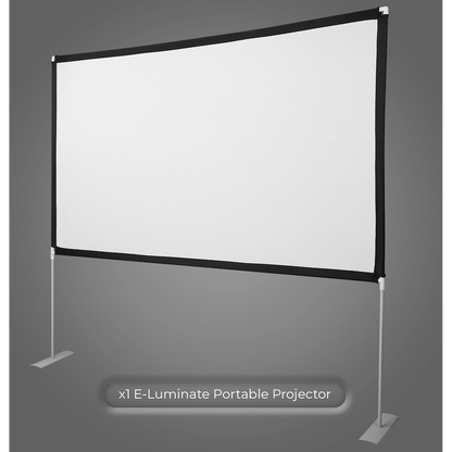 Connex E-Luminate Portable Projector Screen 100" - 16:9