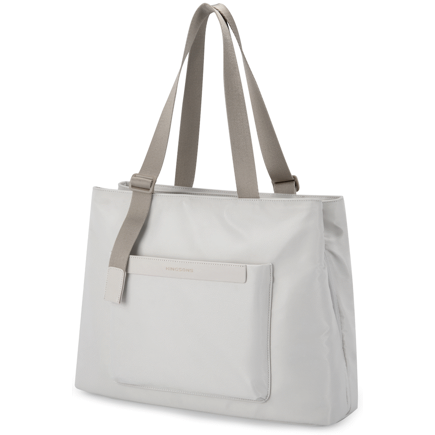 Kingsons Echo Ladies 15.6" Laptop Tote Bag Beige