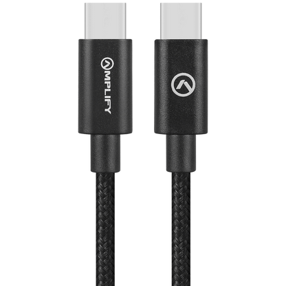 Amplify Linked Series USB-C to Type-C 60W Braided Cable 1.2m - Black