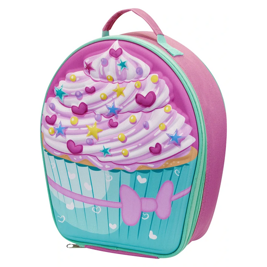 Quest Cupcake 3D EVA Lunch Bag - Pink