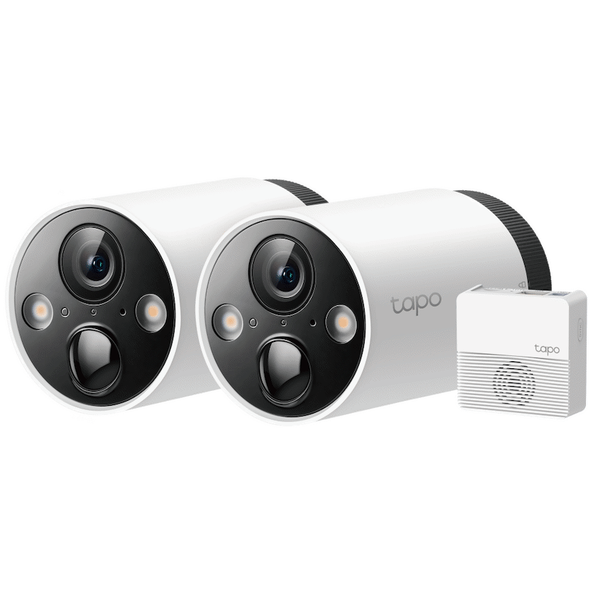 TP-Link Tapo C420S2 2K Smart Wire-Free Security Camera, 2 Camera System