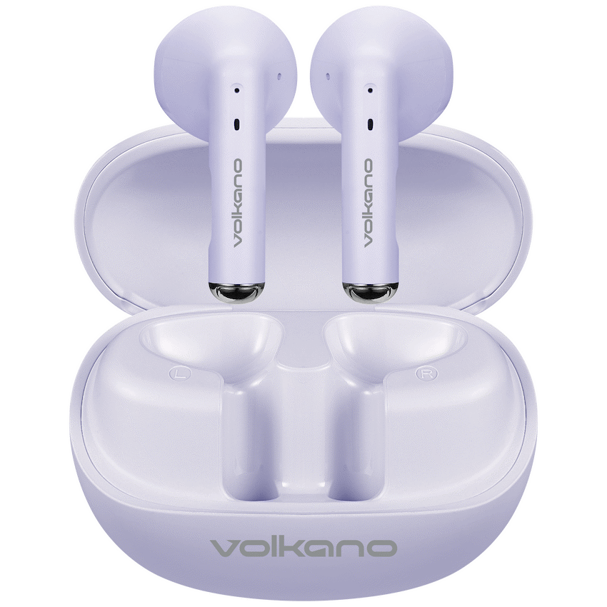 Volkano Buds X3 TWS Earphones with ENC  - Purple