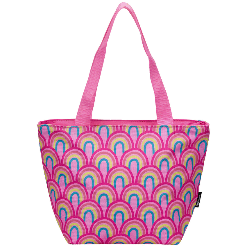 Quest Rainbow Value Lunch Bag - Pink