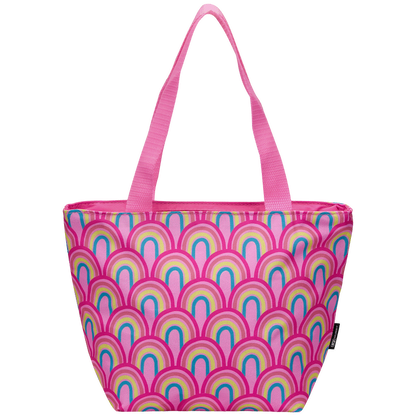 Quest Rainbow Value Lunch Bag - Pink
