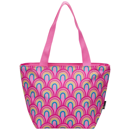 Quest Rainbow Value Lunch Bag - Pink