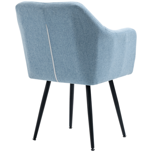 Everfurn Ocean Casual Chair with Pillow - 2 Pack