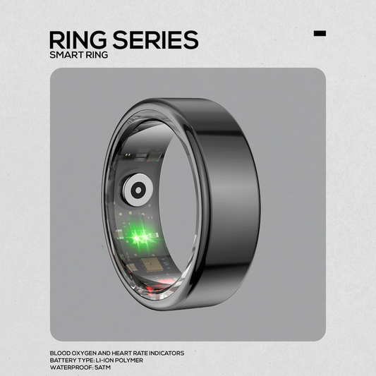 Volkano Ring Series Smart Ring - Black 20.6mm