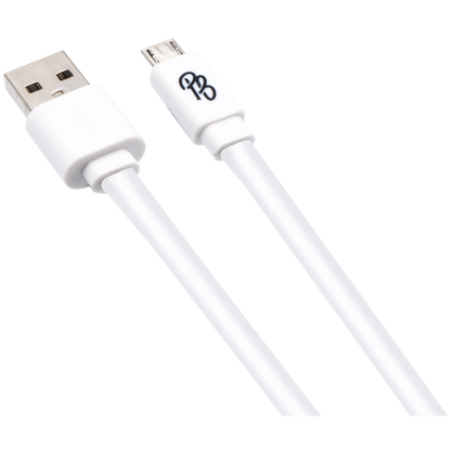 Pro Bass Energize Series Packaged Micro USB Cable - White