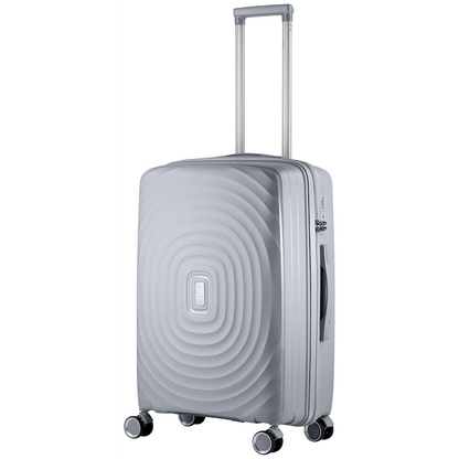 Travelwize Ripple PP 4-Wheel Spinner 65cm Luggage - Platinum