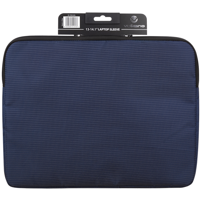 Volkano Latitude Laptop Sleeve 13" to 14.1" - Navy/Lime